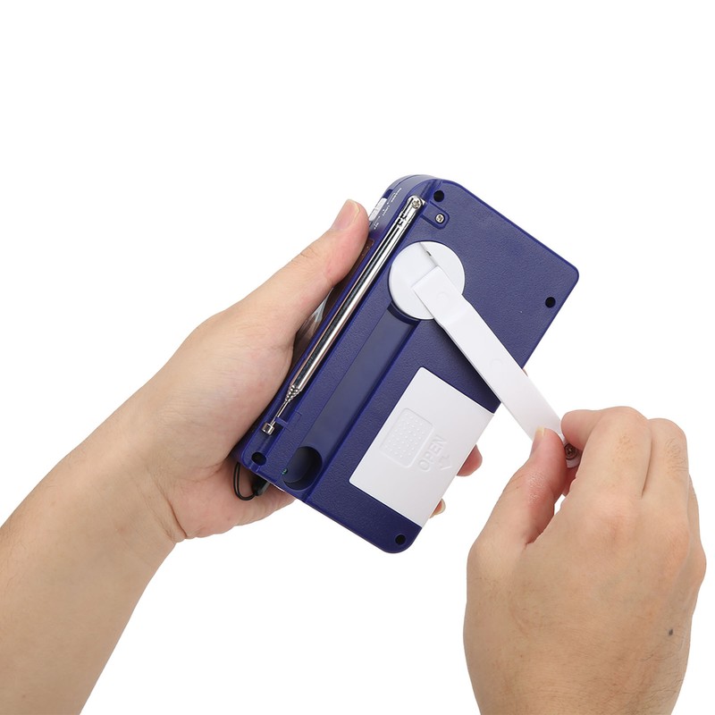 Hand Crank Solar Radio Multifunctional Emergency Radio With LED Flashlight