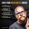 Beardilizer Beard Brush Kit, 100% Pure Boar Bristle Brush, Luxury