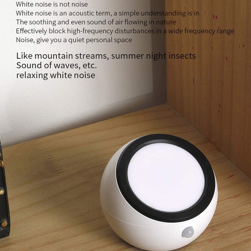 White Noise Sound Machine Night Lamp White Noise Device Baby