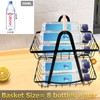 2 Tier Countertop Fruit Basket for Kitchen, Portable Fruit Storage