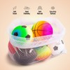 INPODAK 7pcs Balls for Toddlers 1-3, Rainbow Balls, 5 Inches