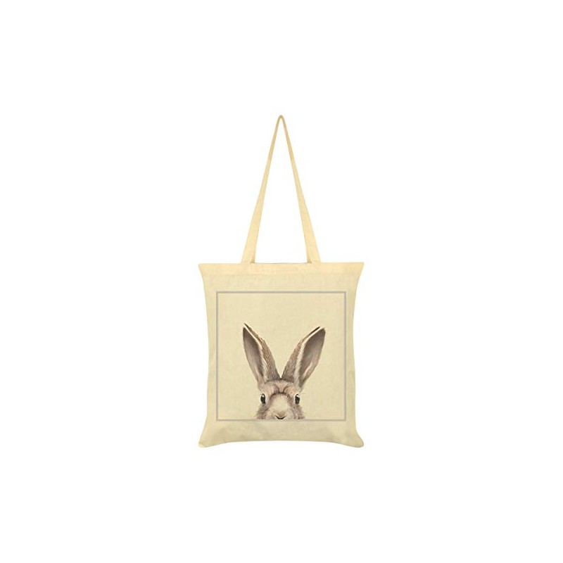 Inquisitive Creatures Hare Cream Tote Bag