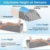 CloudBliss Leg Pillow, Leg Elevation Pillow for After Surgery, Adjustable