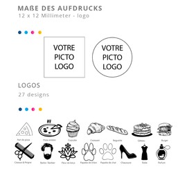 Trodat Printy 4922 Self-Inking Stamp Pad for Loyalty Cards, Personalise Stamp with Desired Text, 20 x 20 mm (Black)