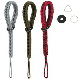 Zilotusnte Camera Wrist Strap, Rope Camera Hand Strap for DSLR camera (Green, Silver Gray, Camouflage Red)