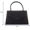 fi9 Ladies Retro Suede Wedding Party Prom Evening Clutch Handbag,