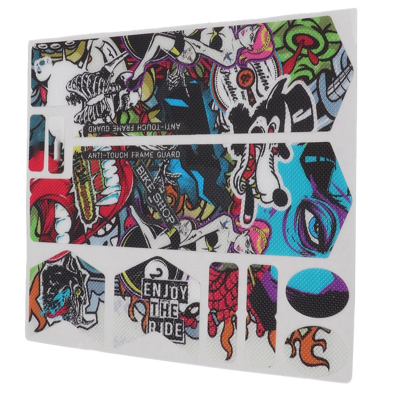 ENLEE 3D Mountain Bike Front Fork Sticker Scratch Resistance Bicycle