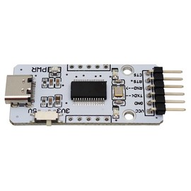 diustou FT232RL USB C to TTL Serial Adapter Conversion Module USB to uart Serial Communication Module Brush Board 3.3/5V Level Output migrated Template (USB Type-C).