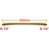 Gold Plumbing Pipe,Golden Plumbing Hose 1/2 Angle Valve Connector, Stainless