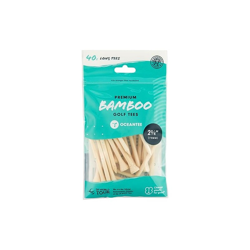 Ocean Tee OCEANTEE PREMIUM BAMBOO Golf Tee in a Bag