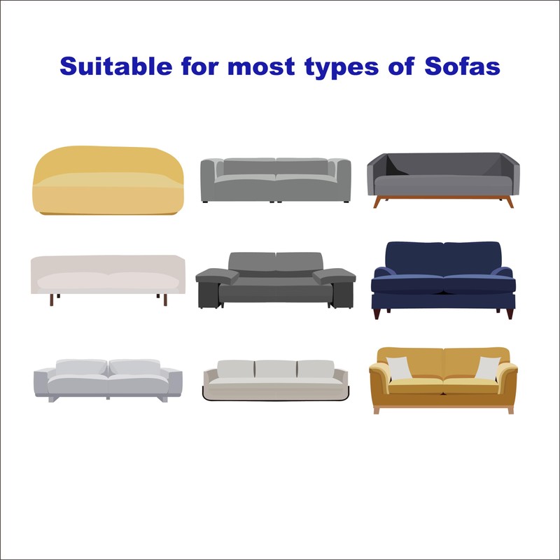 Hyper Cover Stretchable Sofa Cover (Mild Lotus, 2 Seater) -