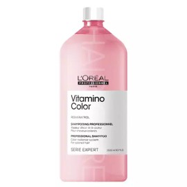 L'Oréal [로레알]세리 엑스퍼트 비타미노 컬러 샴푸 1500ml [[G014]그레이거 두피 브러쉬] L'Oreal Serie Expert Vitamino Color Shampoo 1500ml [G014] Grager Scalp Brush