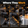 Silicone Vacuum Caps – 5-Pack Black Blanking Plugs for Engine
