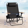 Cansky Portable Beach Chair for Adults, Outdoor Lightweight Camping Chair