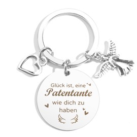 Godmother Gift Christmas Godmother Gifts for Godmother Christmas Gift Godmother Keyring Gift for Godmother Christmas Gifts Godmother Advent Calendar Godmother, silver
