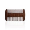 1 Piece Double Sided Comb, Wooden Beard Comb, Hair Straightening