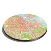 1 x Round Coaster - Amsterdam Urban Street Map Cork
