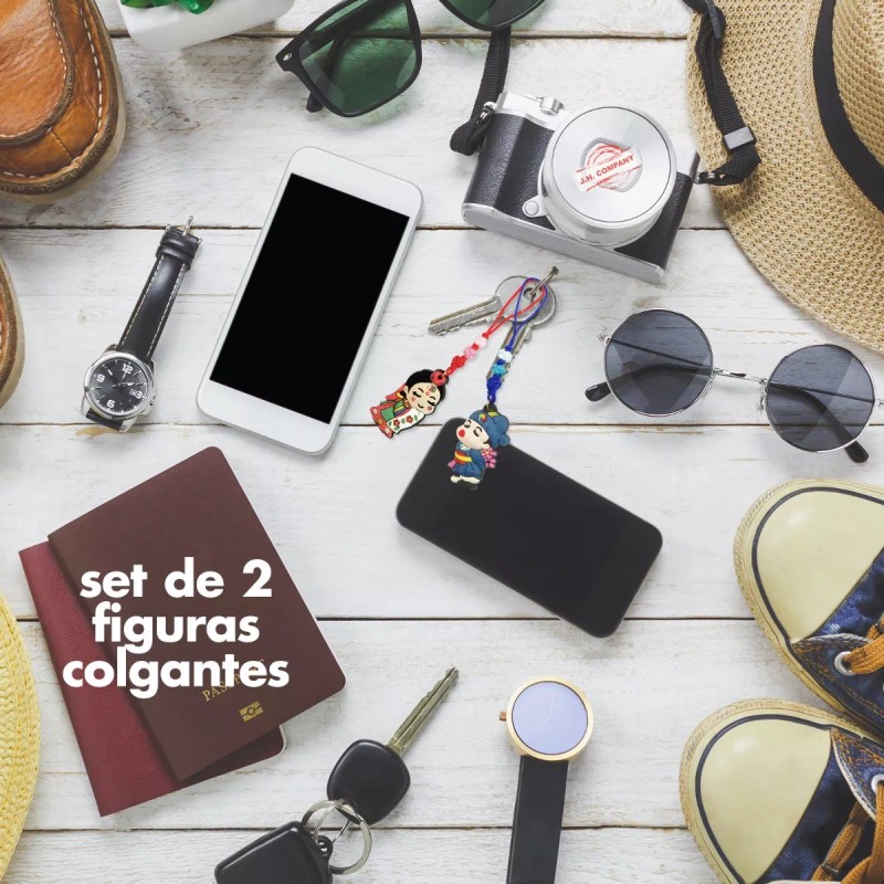 J.H. Company Set 2 Pcs Colgante Figura Coreana Tradicional Pareja