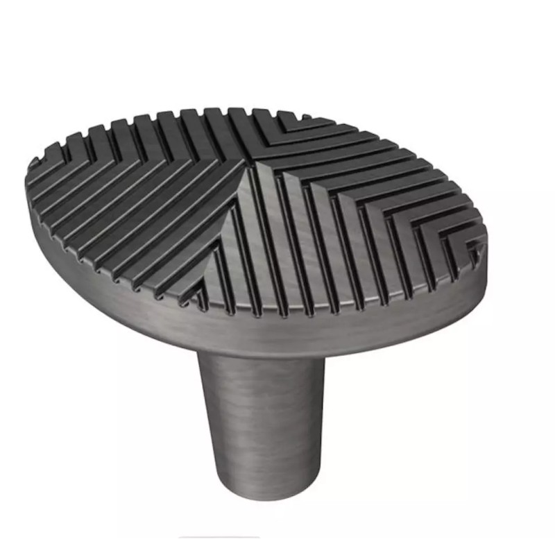 Liberty P38481C-904 1 3/8" Modern Herringbone Cabinet Knob Heirloom Silver