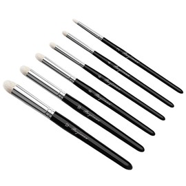 Zyluniy Dry Brush Set 6 Pieces Miniature Drybrush Brush Model Making Brush Set, Wool Professional Dry Brush for Model Making Warhammer 40k Acrylic Watercolour Miniatures (6 Pieces)