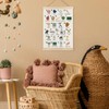 RYYCDOI Baseball Alphabet Nursery Wall Decor, Baseball Alphabet Learning Wall