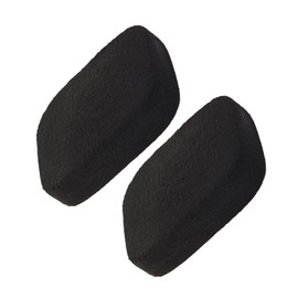 Baluue 1set Bamboo Charcoal Face Sponges Reusable Facial Cleansing Tool Gentle Exfoliation for Makeup Removal Suitable for All Skin Types Black Skin