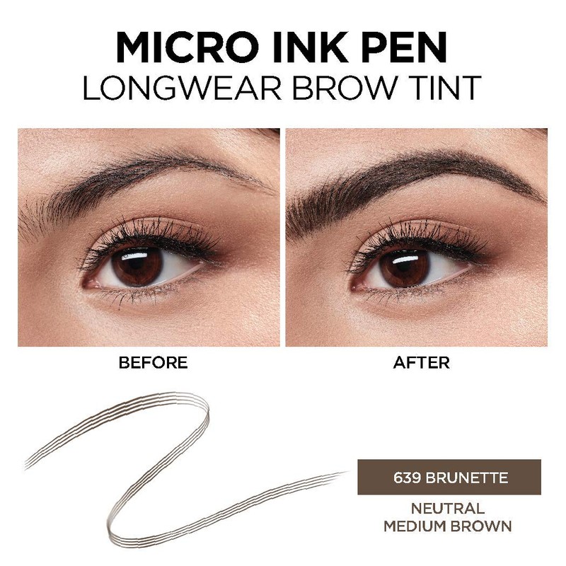 L'Oreal Paris Micro Ink Pen by Brow Stylist, Longwear Brow
