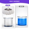 Mop Heads Replacement, 5 Pcs Round Mop Head, Universal Spin