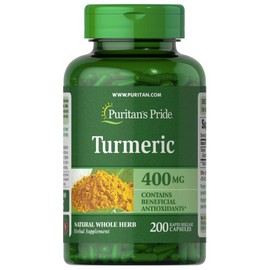 Puritan's Pride Turmeric 400 mg-200   Capsules