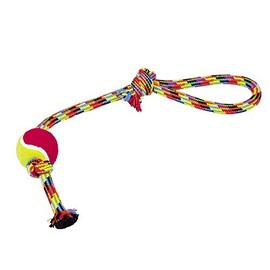 Nobby 50704 Rope Toy with Tennis Ball