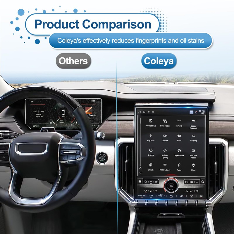 Coleya 2024 2025 2026 Acadia Screen Protector for GMC Acadia