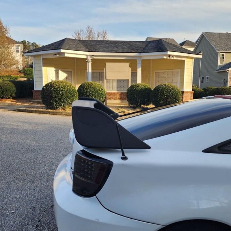HECASA Trunk Spoiler w/3RD LED Brake Ligh Compatible with 2000-2005