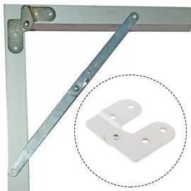 OTOTEC 2pcs 180° Heavy Duty Folding Hinges 75x33mm Suitable for Ladder Folding Table Furniture