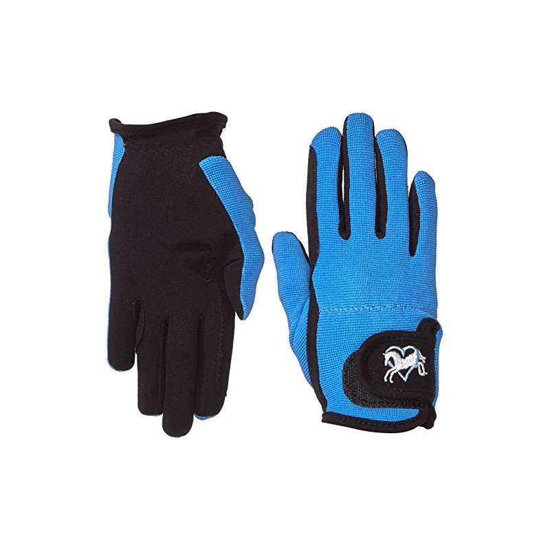 Riders Trend Girls' Amara Palm Riding Gloves with Lycra Material