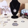 Craftdady Blank Bezel Pendant Trays Cabochon Setting Charms for Photo