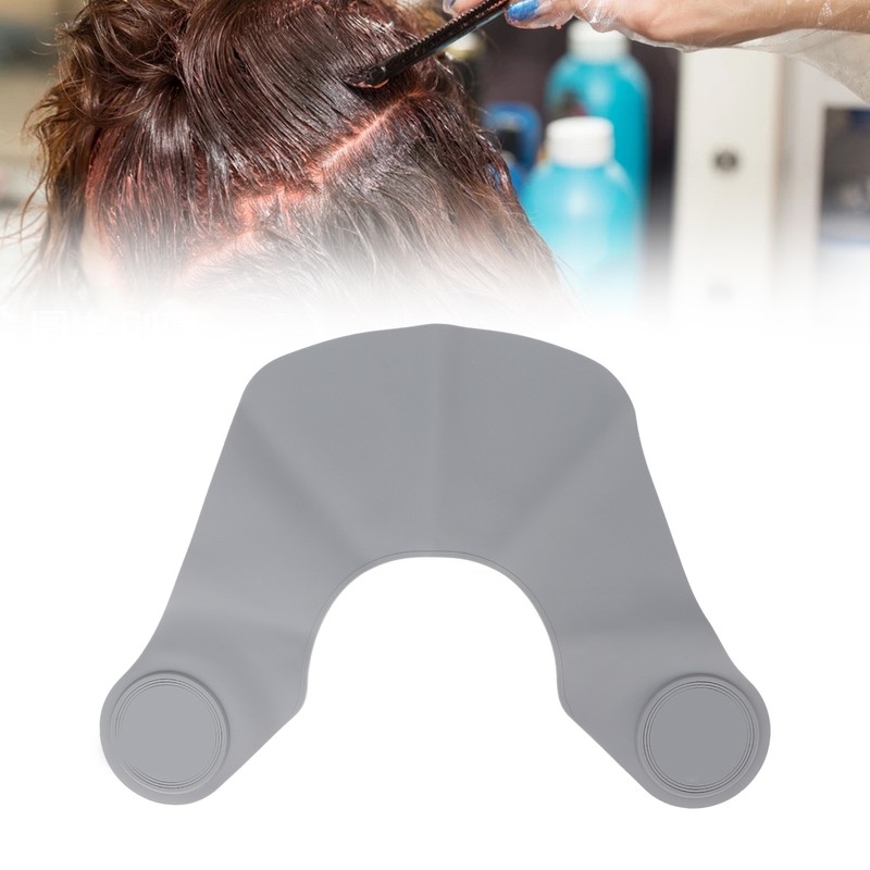 Haircut Neck Collar Soft Silicone Waterproof Hair Coloring Dyeing Neck