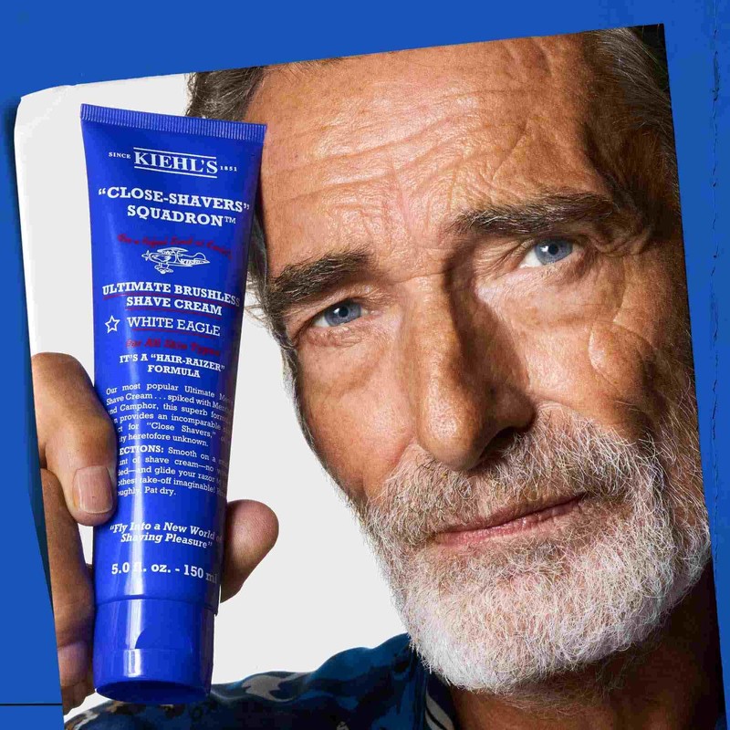 Kiehl's Ultimate Brushless Shave Cream with Menthol White Eagle, for