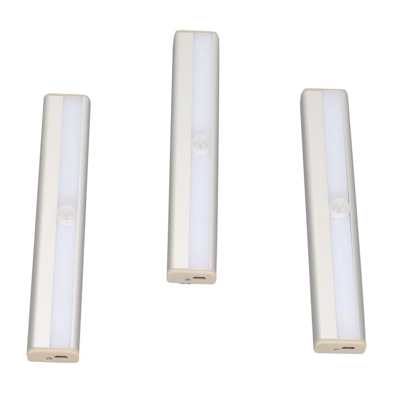 3Pcs Wireless Motion Sensor LED Lights Automatic On and Off