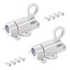 BRIOTA Pack of 2 Automatic Locking Door Bolts, Spring Locking