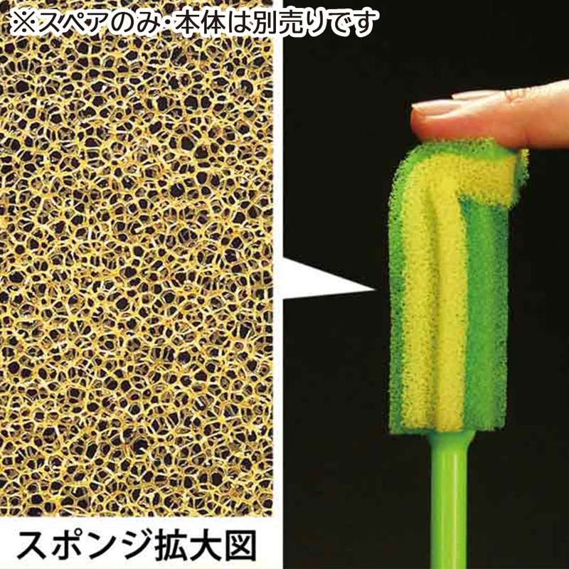 Azuma Water Bottle Sponge, Replacement, Washable with Thin Mouth SQA