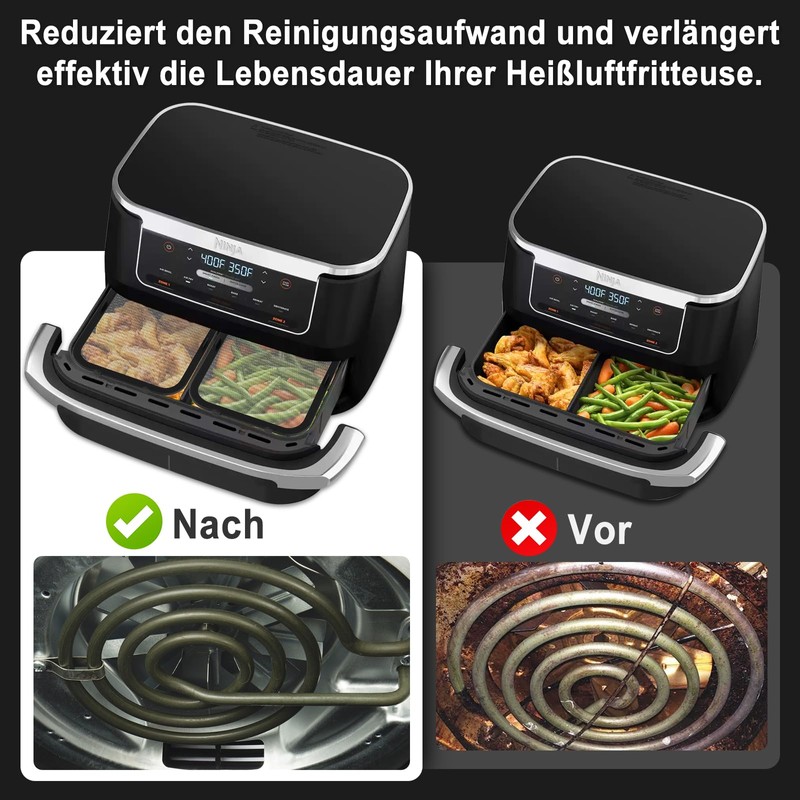 Splash Guard for Ninja AF500EU - New, Magnetic, Adjustable, Reusable