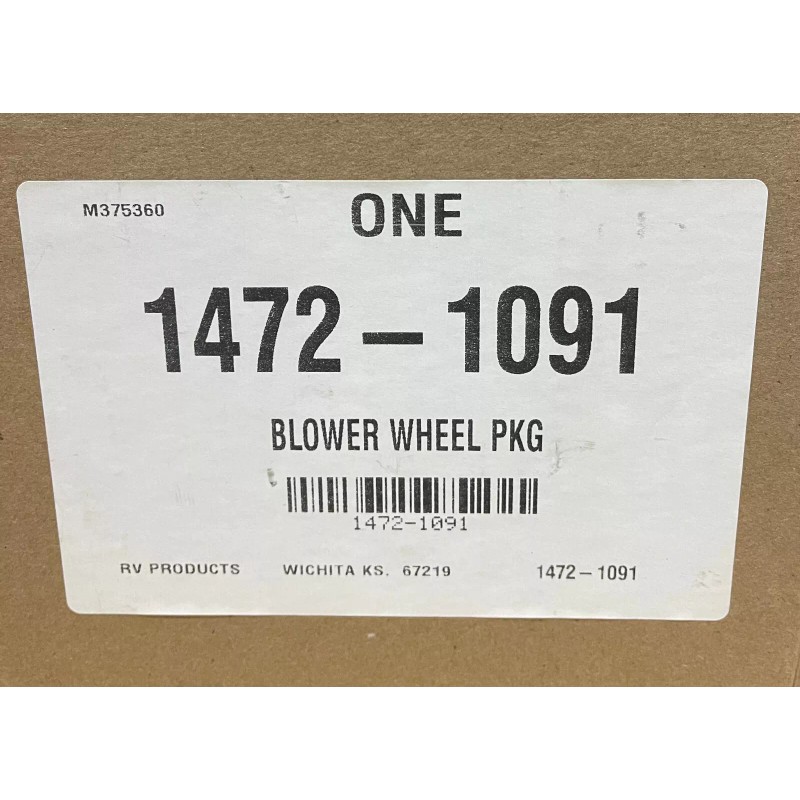 Coleman 1472-1091, Air Conditioner BlowerWheel for Coleman ACs,RV Camper Trailer