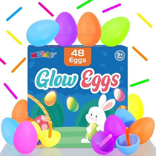 MGparty Glow in The Dark Easter Egg Hunt Set -