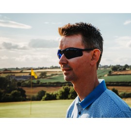 Gadget Candy Golf Ball Finder Glasses for Locating Lost Golf Balls - with Protective Case, Hanging Golf Bag Clip and Cleaning Cloth