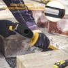 KURUI 3lb Sledge Hammer & Flat Chisel with Hand Protection