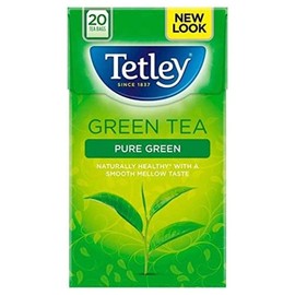Tetley Pure Green Tea Bags, Pack of 20
