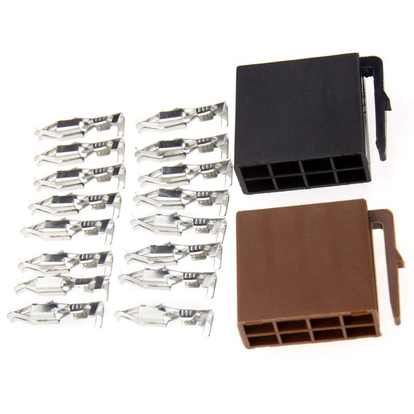 Create idea 2pcs 8 Pin Mini ISO Car Radio Connectors