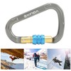 XINDA Climbing Carabiner Safety Buckle Quick Hanging D‑Type Screw Main