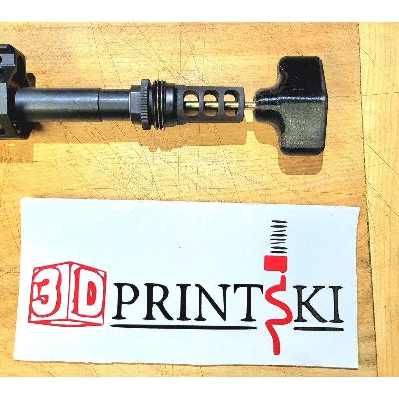 3D PRINTSKI SQUIB ROD 22cal, 5.56, 223 - SOLID BRASS