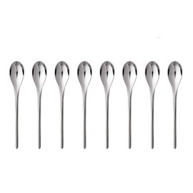 Robert Welch Bud Bright Cutlery Coffee/Espresso Spoon, Set of 8. Suitable for Espresso, Small Coffee. Made from Stainless Steel. Dishwasher Safe.